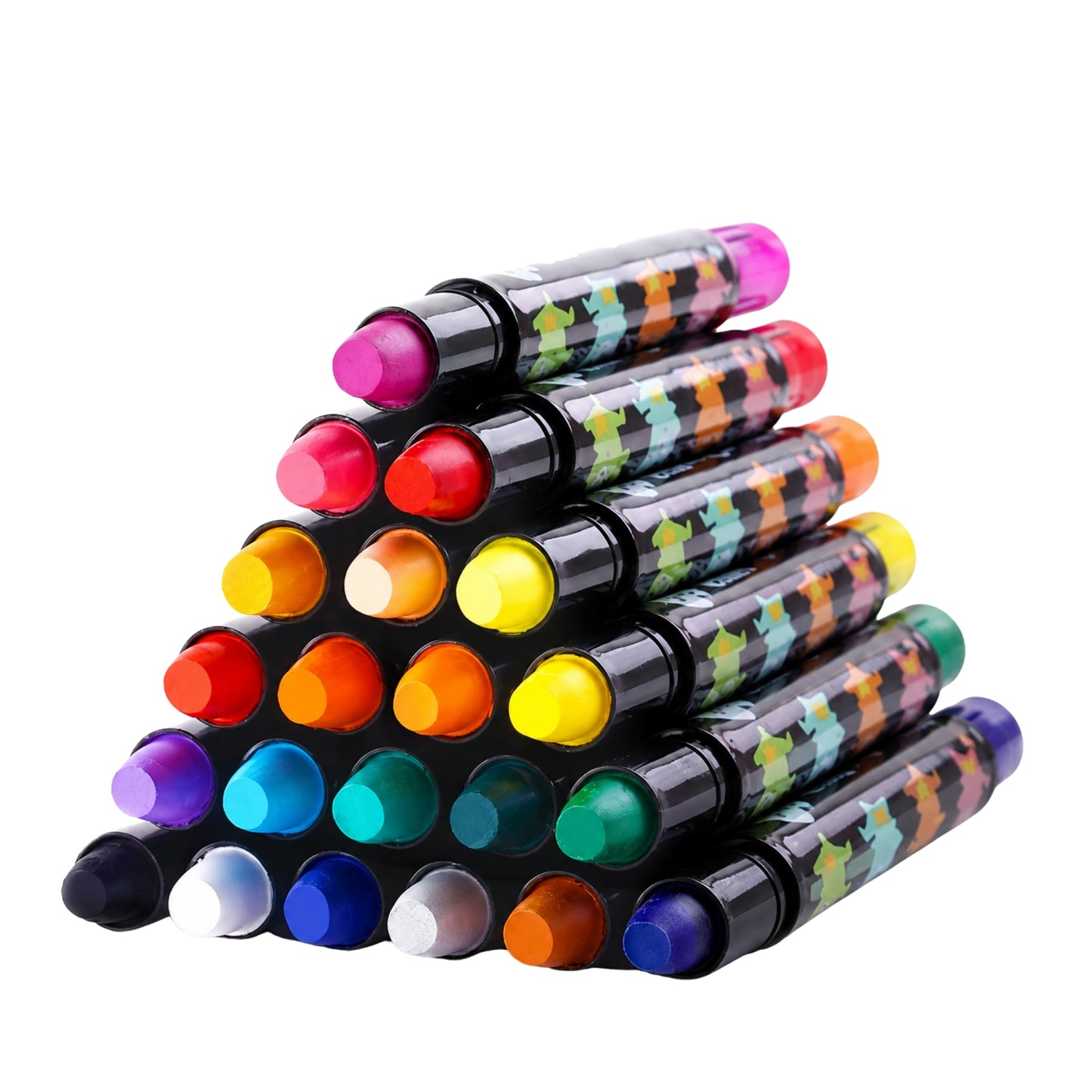 Jar Melo Silky Washable Crayons - 24 Colours