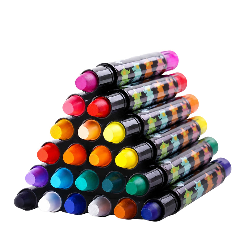 Jar Melo Silky Washable Crayons - 24 Colours