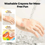 Jar Melo Silky Washable Crayons - 24 Colours