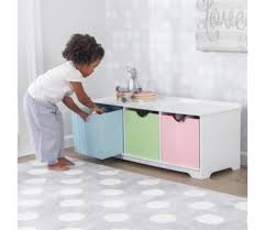 KidKraft Pastel Nantucket Storage Bench