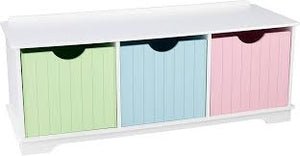 KidKraft Pastel Nantucket Storage Bench