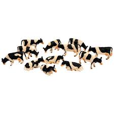 Kids Globe Black & White Cows