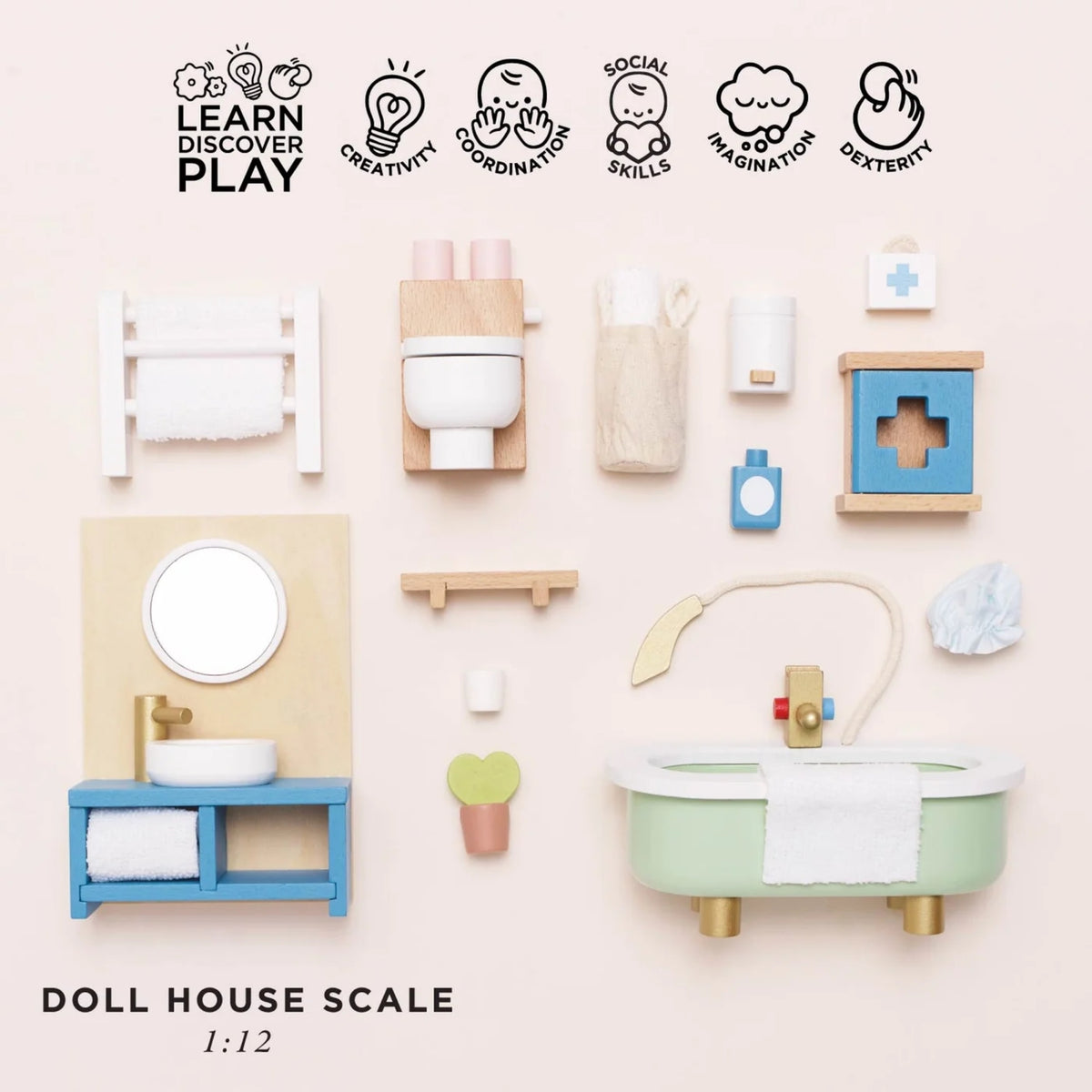 Le Toy Van Dolls House Bathroom