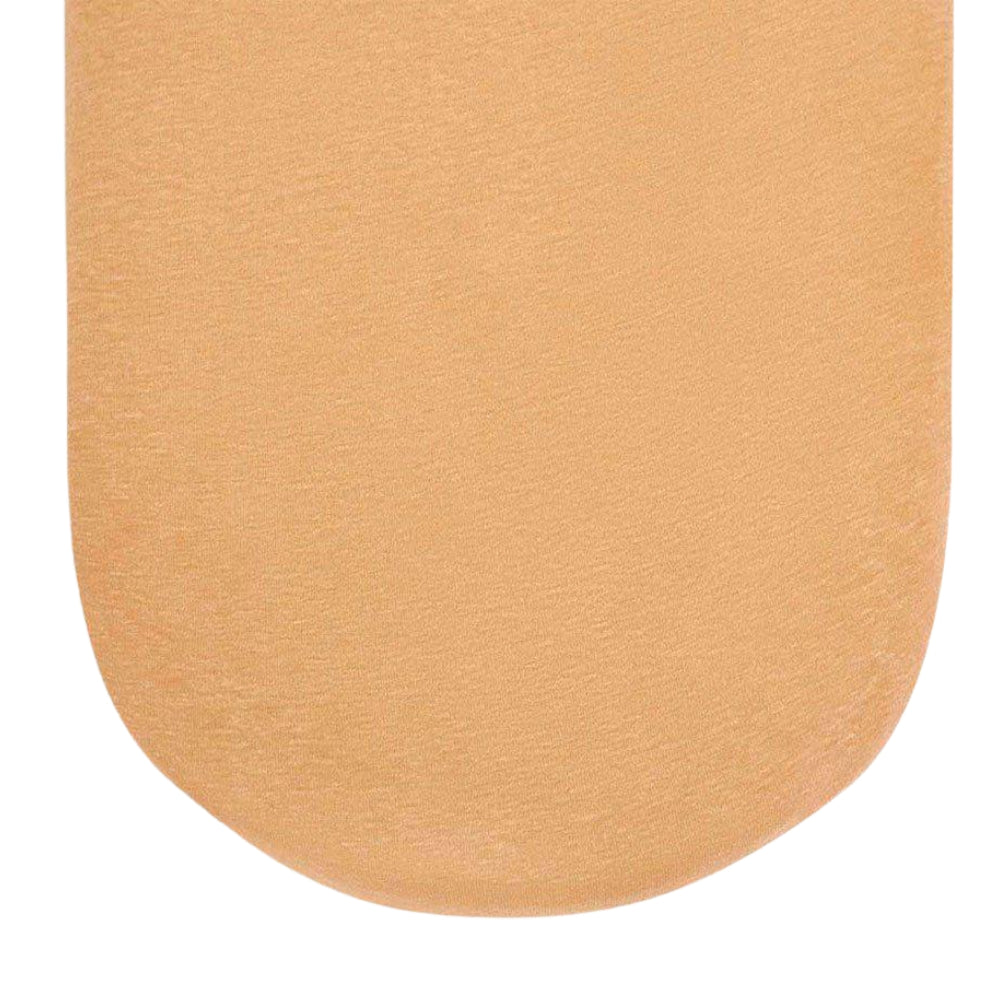 The Little Green Sheep Moses Basket Fitted Sheet, Honey
