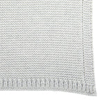 The Little Green Sheep Knitted Cellular Blanket, Dove