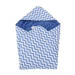 Little Love 5PH Car Seat Blanket, Blue Chevron