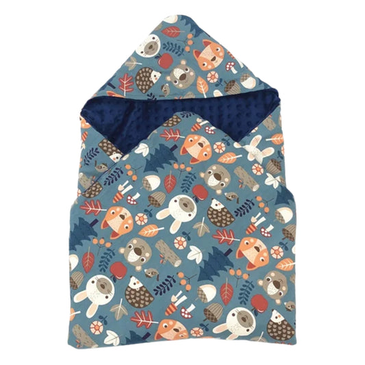 Little Love 3PH Car Seat Blanket, Forest Animals