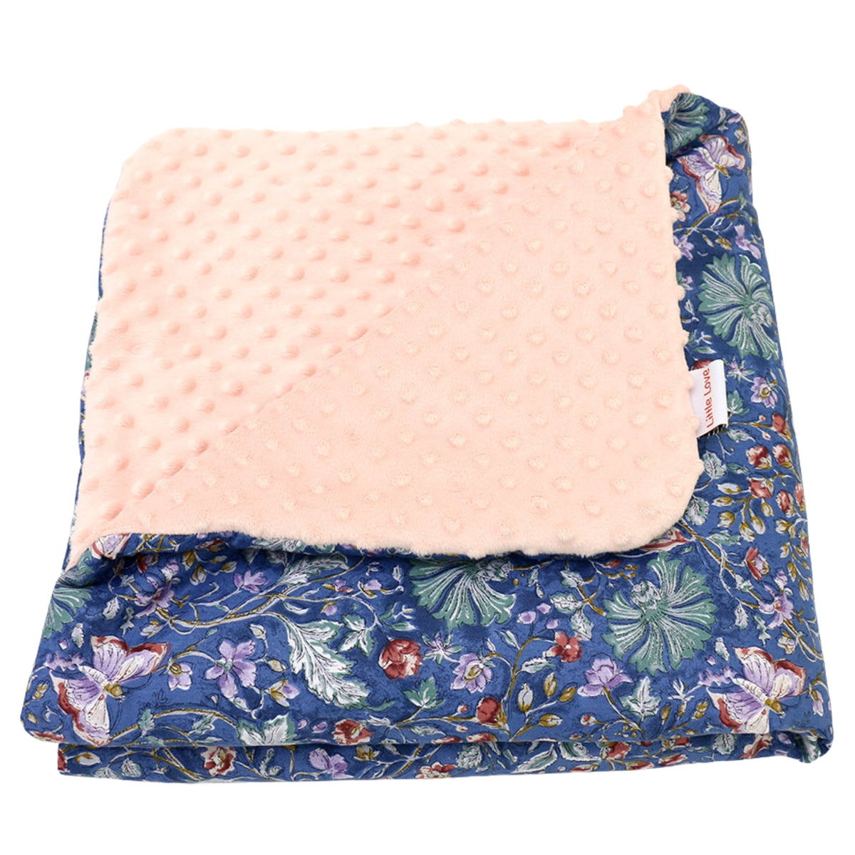 Little Love 5PH Car Seat Blanket, Navy Wildflower