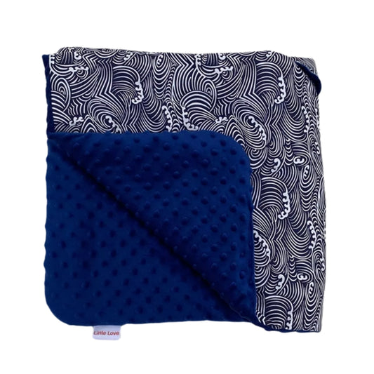 Little Love 3PH Car Seat Blanket, Waves