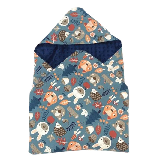 Little Love 5PH Car Seat Blanket, Forest Animals