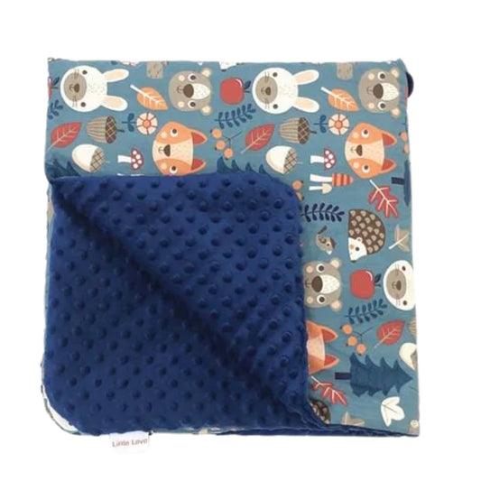 Little Love 5PH Car Seat Blanket, Forest Animals