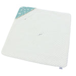 Little Love 3PH Car Seat Blanket, Teal Bunnies