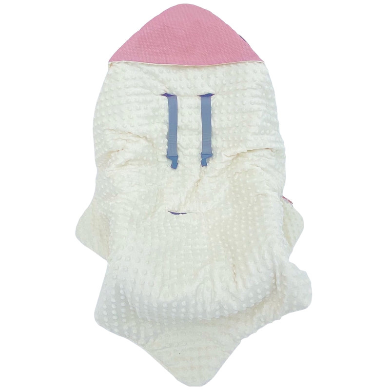 Little Love 3PH Car Seat Blanket, Pink Spot