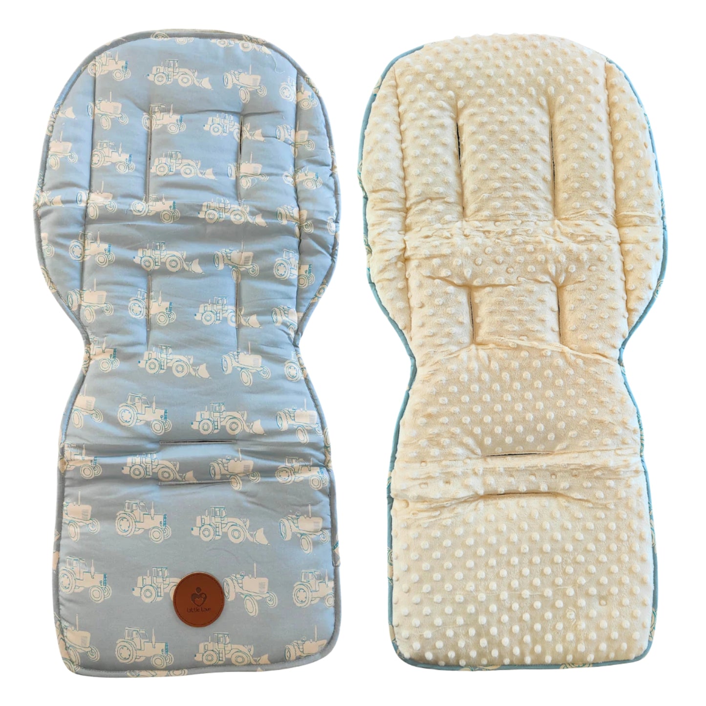 Little Love Stroller Liner Set, Blue Tractor