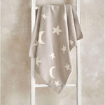 Mamas & Papas Chenille Blanket, Neutral Moon/Star
