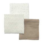 Mamas & Papas 3pk Large Muslin Squares - Seedling