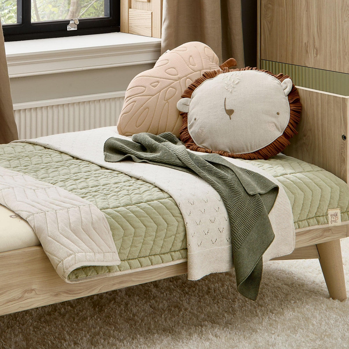 Mamas & Papas 3 Tog Quilt - Sage Green