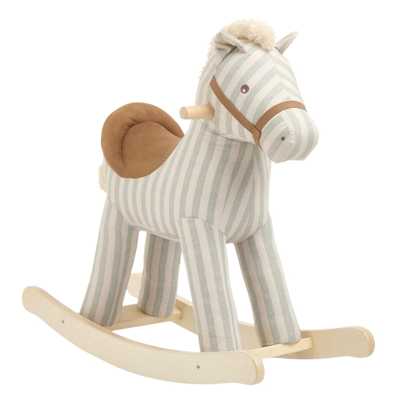 Mamas & Papas Rocking Horse - Sage Green Stripe