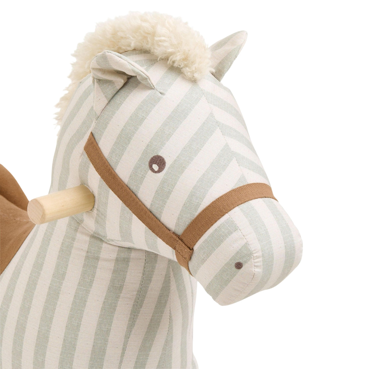 Mamas & Papas Rocking Horse - Sage Green Stripe