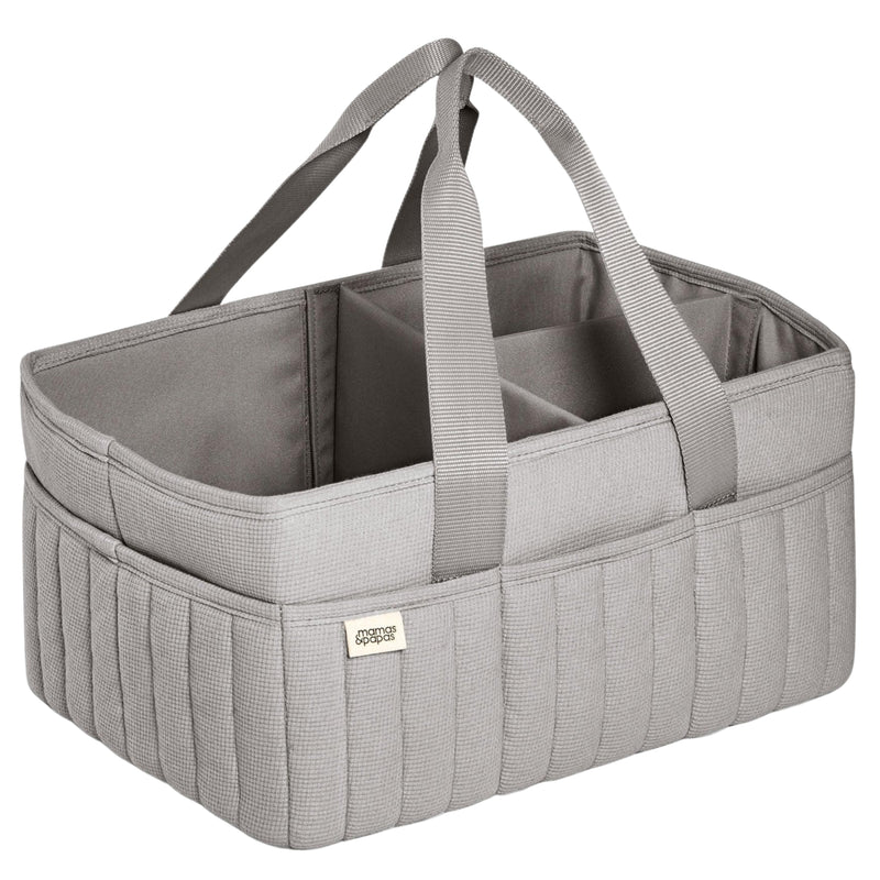 Mamas & Papas Nappy Caddy - Grey Waffle