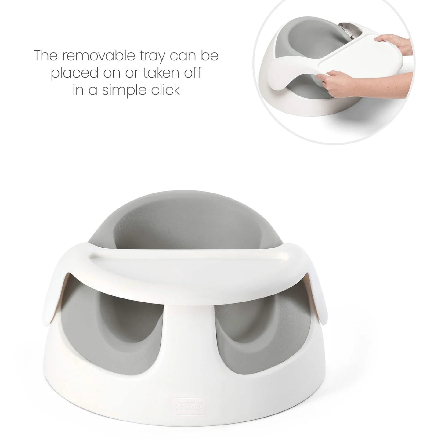 Mamas & Papas Baby Snug & Activity Tray, Pebble