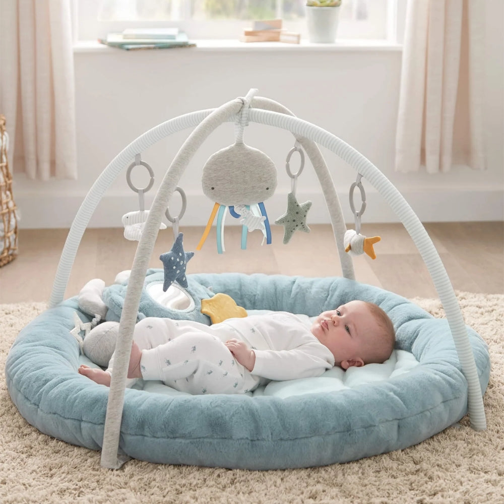 Mamas & Papas Welcome To The World Playmat, Blue