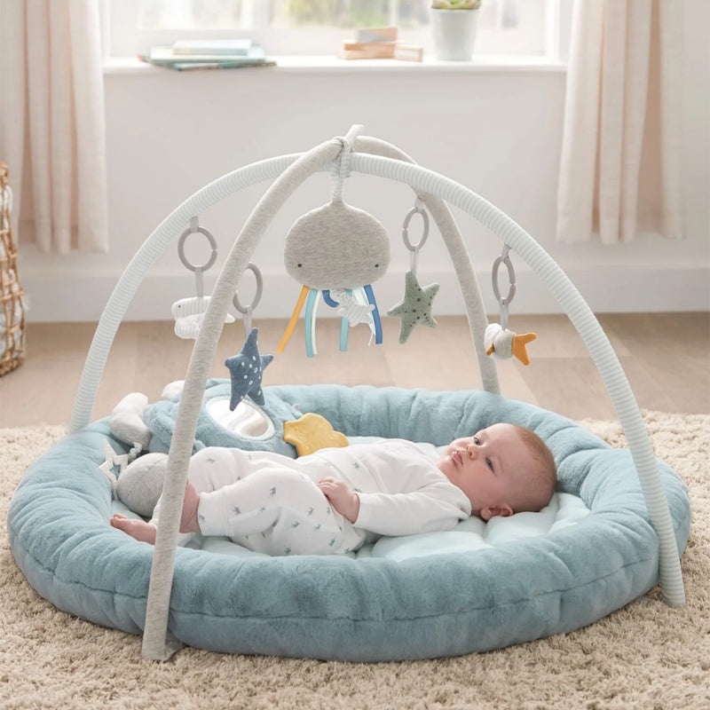 Mamas & Papas Welcome To The World Playmat, Blue