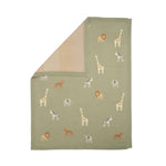 Mamas & Papas Knitted Blanket, Safari Sage