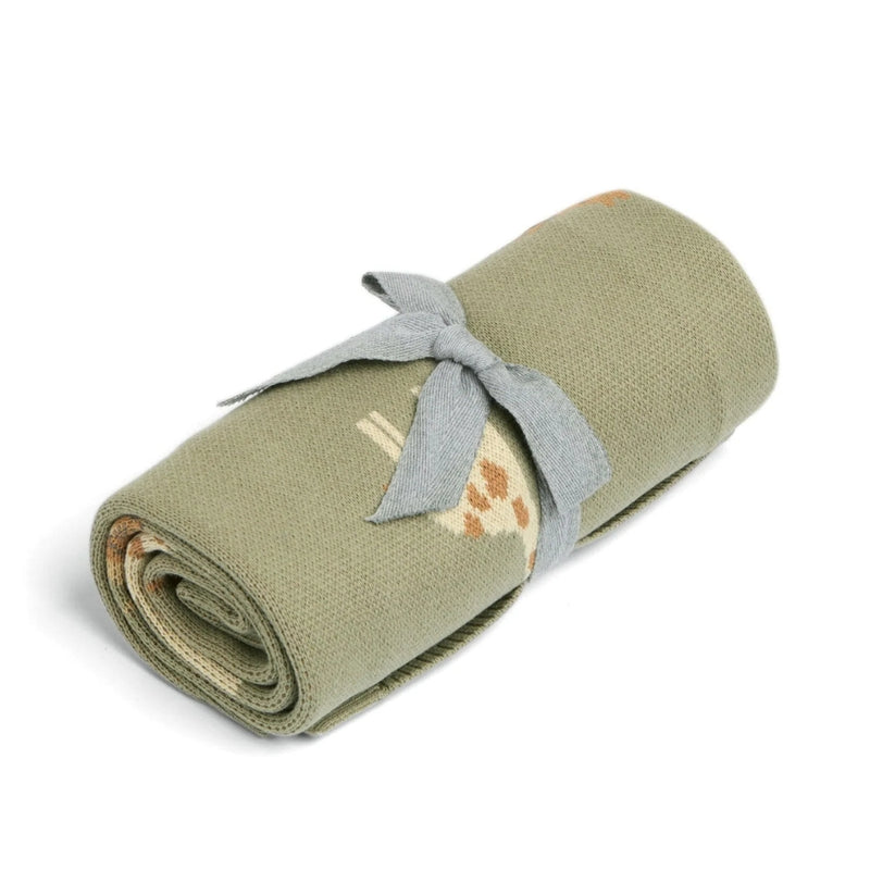Mamas & Papas Knitted Blanket, Safari Sage