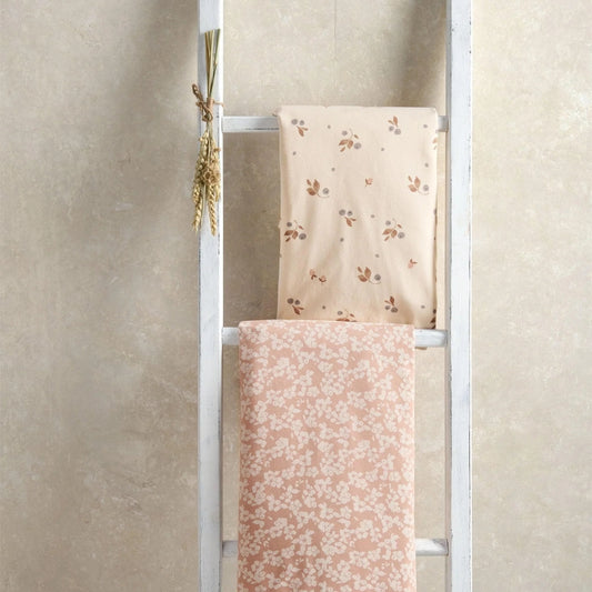 Mamas & Papas 2pc Cotbed Fitted Sheets, Berry