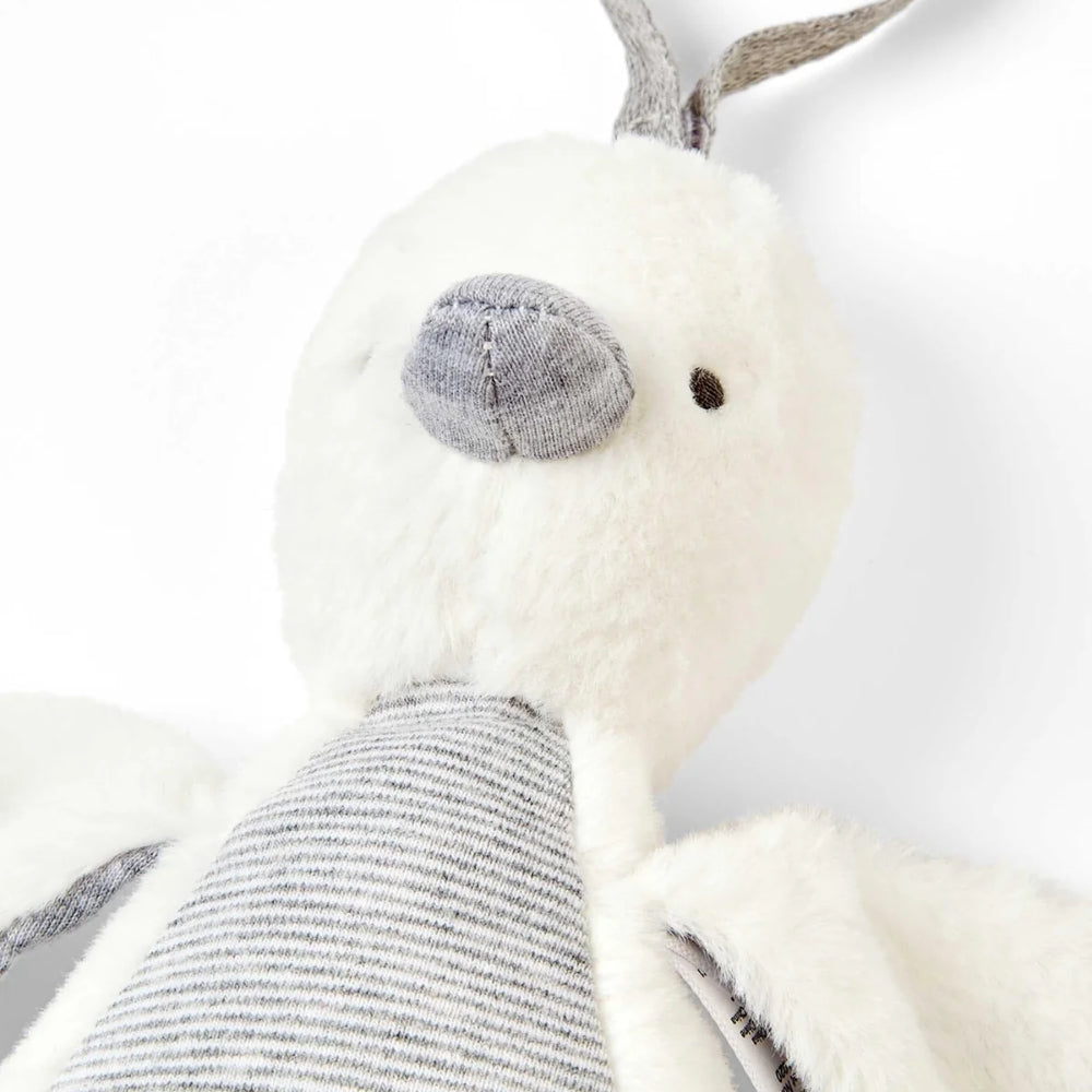 Mamas & Papas Chime Duck Toy, Grey