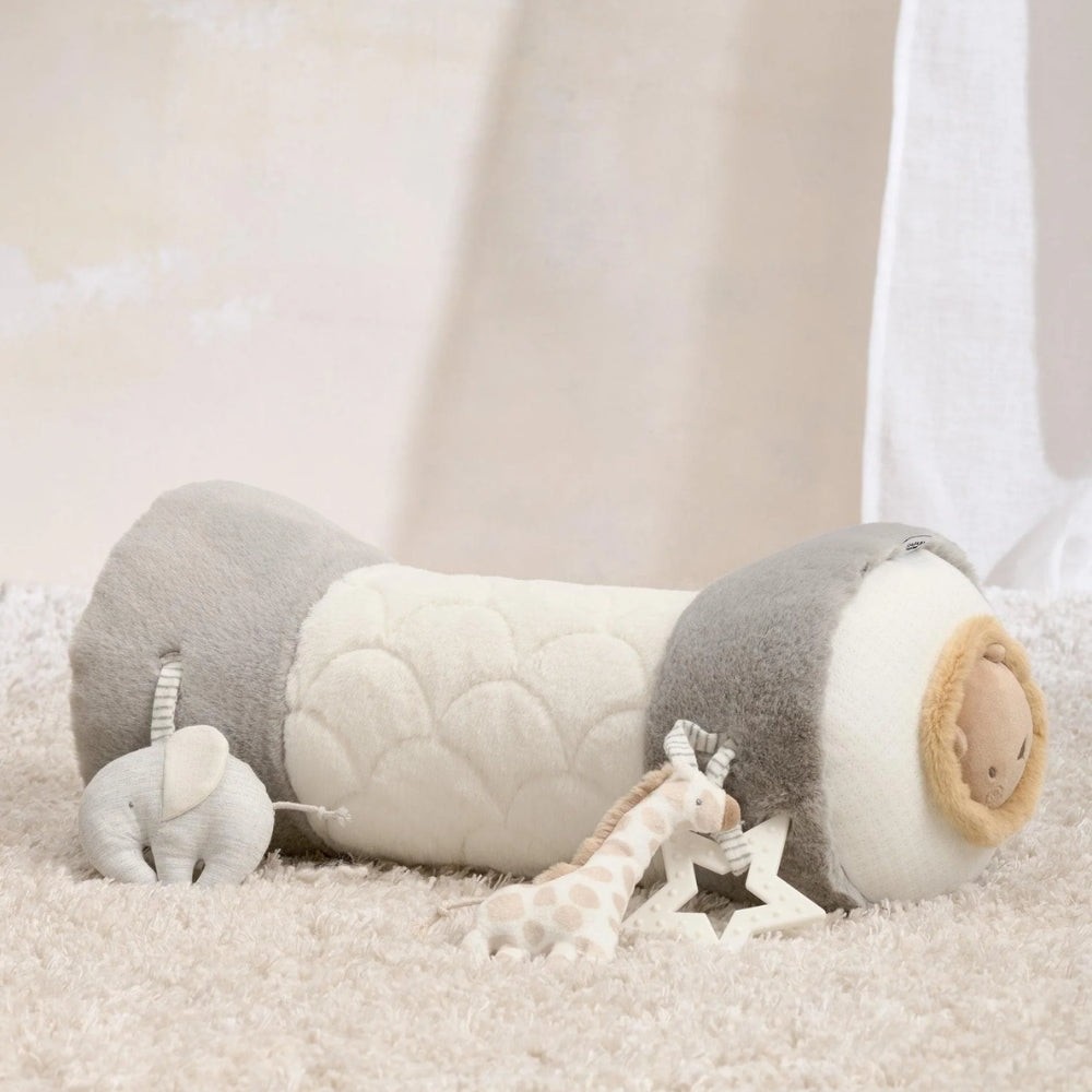 Mamas & Papas Welcome to the World Tummy Time Roll, Grey