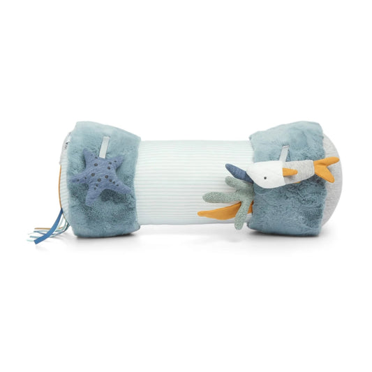Mamas & Papas Welcome to the World Tummy Time Roll, Blue