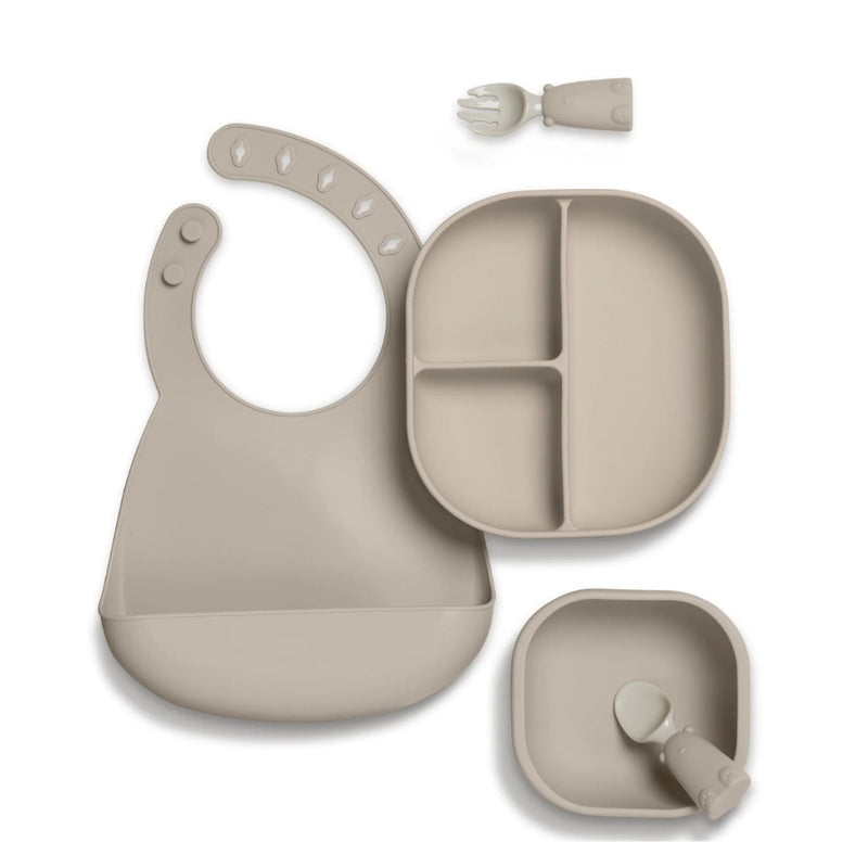 Mamas & Papas 4pc Weaning Starter Kit, Truffle