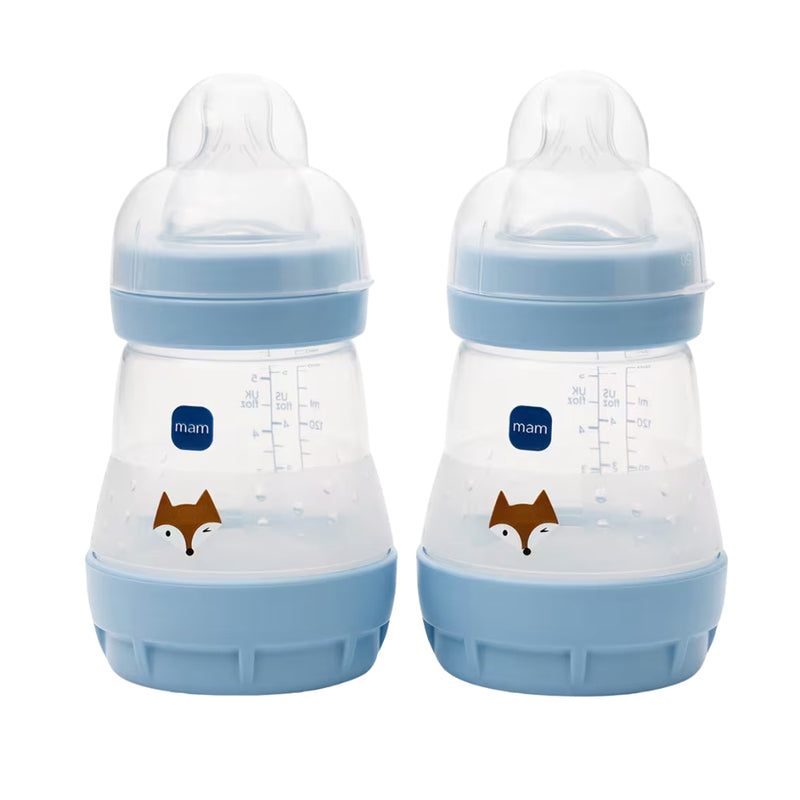 MAM 2pc Easy Start Bottles 160ml, Blue
