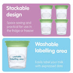 MAM Breastmilk Storage Solution Pots - 5 Pack