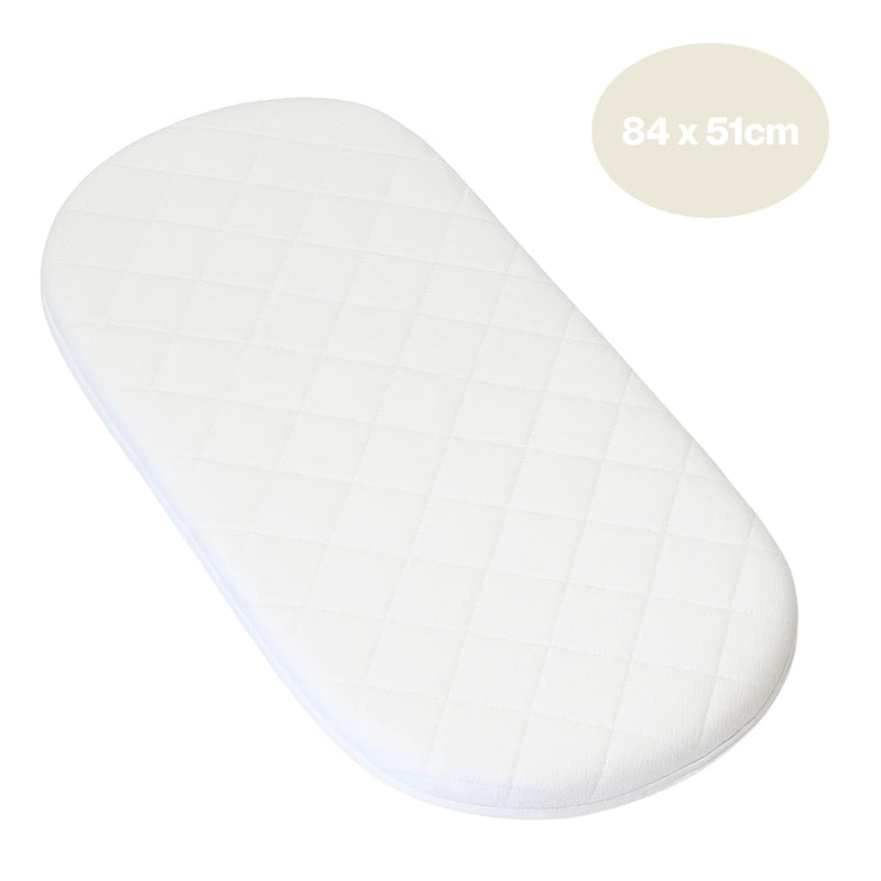 Foam Crib Mattress 84x51cm (Round)