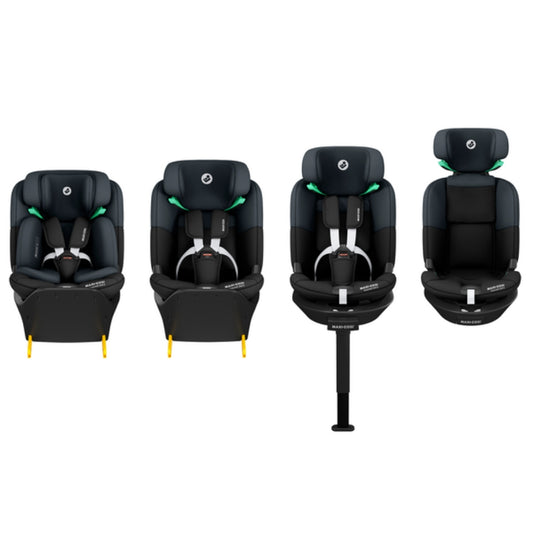 Maxi Cosi Emerald 360 S i-Size Car Seat, Tonal Black