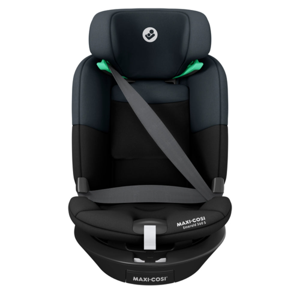 Maxi Cosi Emerald 360 S i-Size Car Seat, Tonal Black