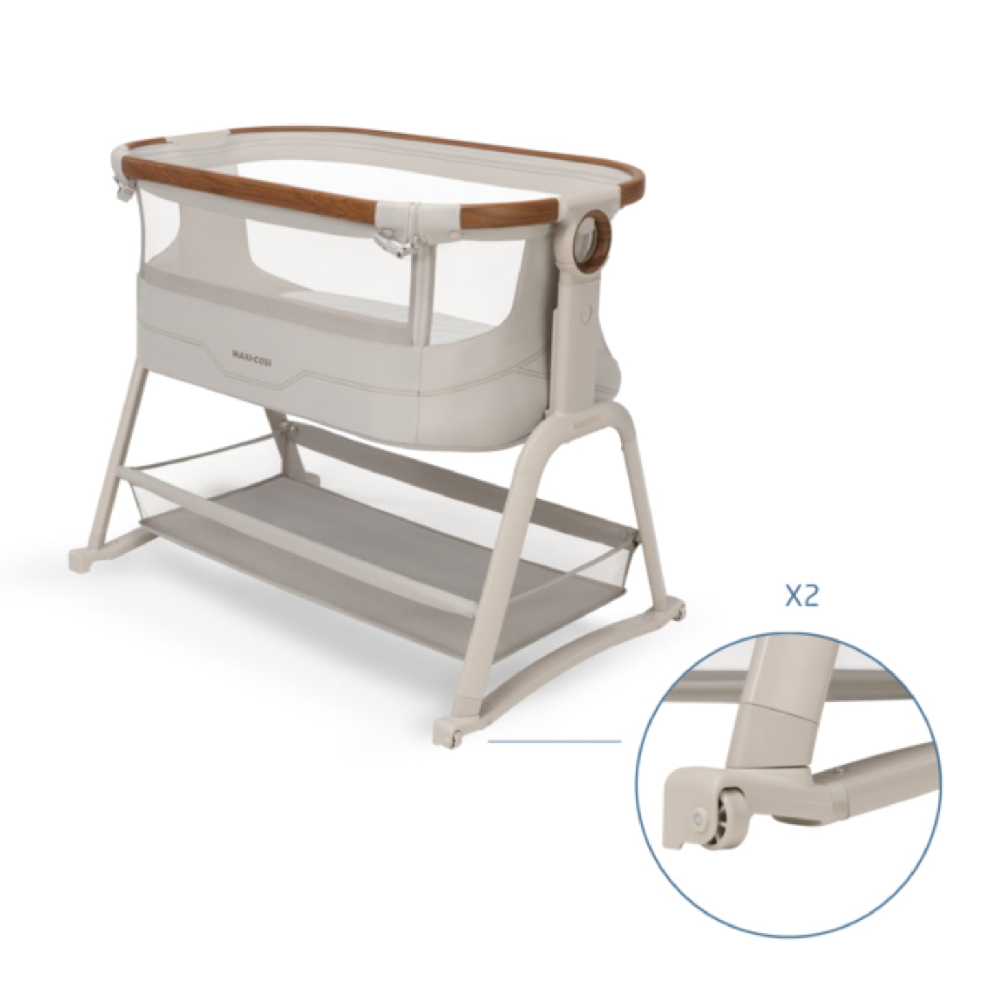 Maxi Cosi Iora Plus Crib, Elegance Beige