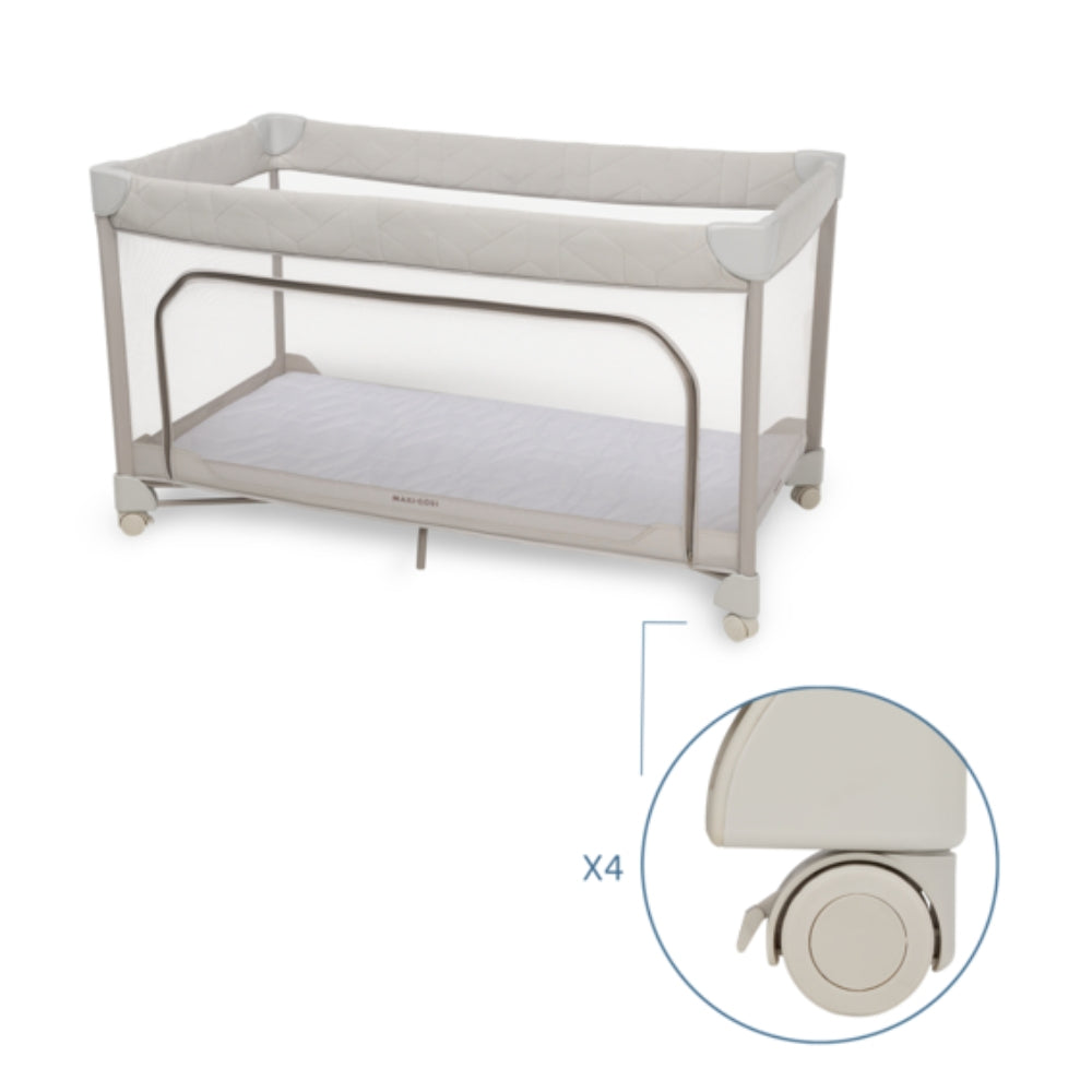 Maxi Cosi Merlin Travel Cot, Elegance Beige