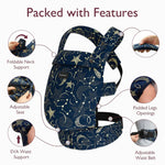 MomCozy 3-in-1 Baby Carrier, Starry Night