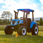 New Holland 24V Electric Blue Tractor and Trailer