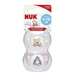 NUK Soothers Winnie the Pooh Pink (6-18 Months)
