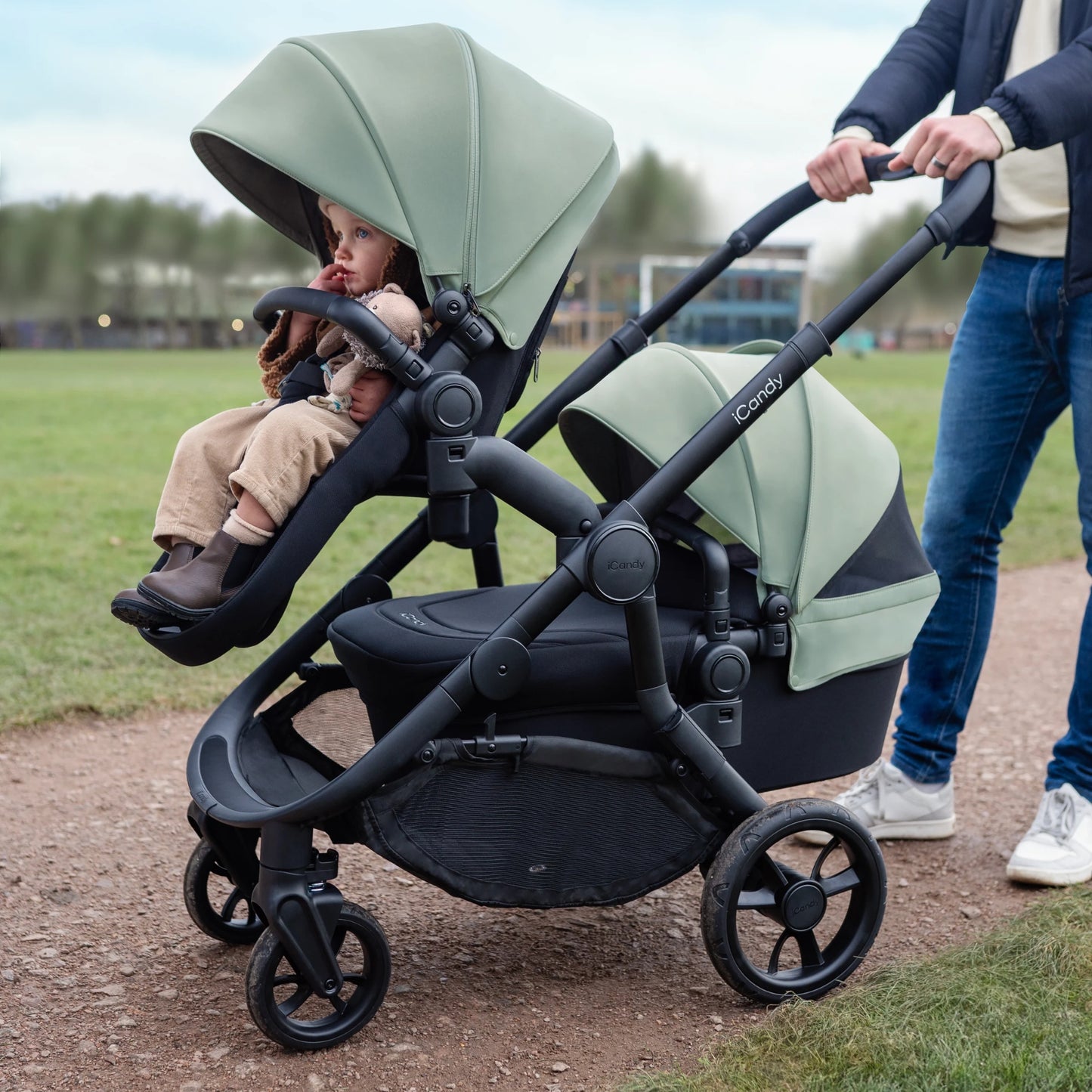 iCandy Orange 4 Twin Pushchair, Pistachio