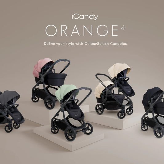 iCandy Orange 4 Twin Pushchair, Black Edition