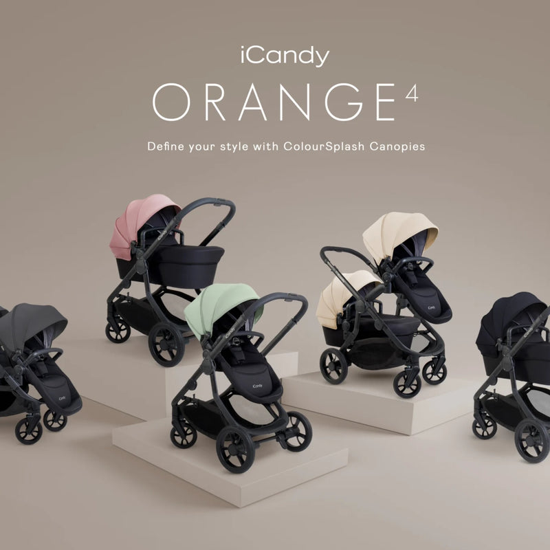 iCandy Orange 4 Twin Pushchair, Black Edition