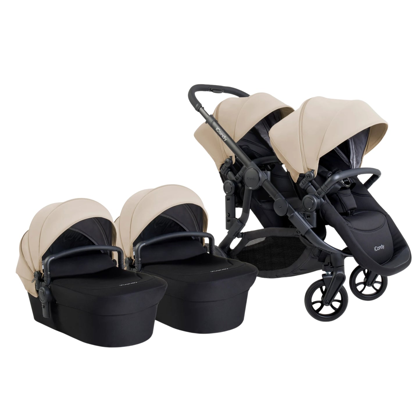 iCandy Orange 4 Twin Pushchair, Latte