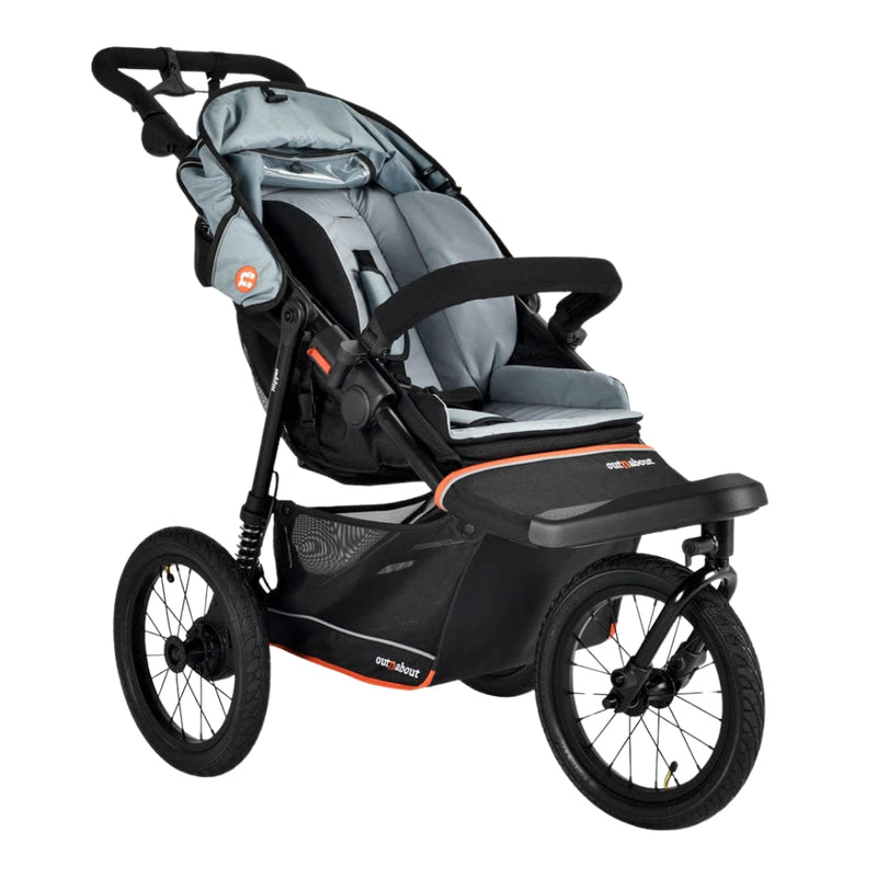 Out n About Nipper V6+ Pushchair, Rock Salt Grey