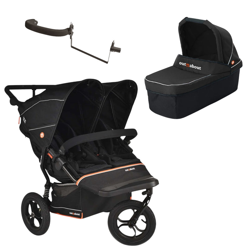 Out n About Nipper V6 Double - Newborn & Toddler Bundle